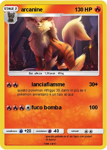 Pokemon arcanine