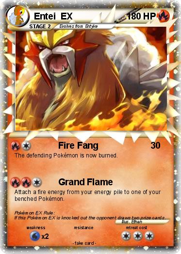 Pokemon Entei  EX