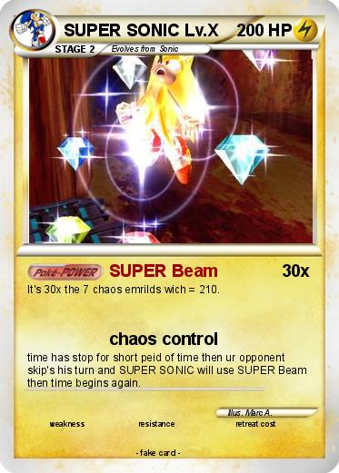 Pokemon SUPER SONIC Lv.X