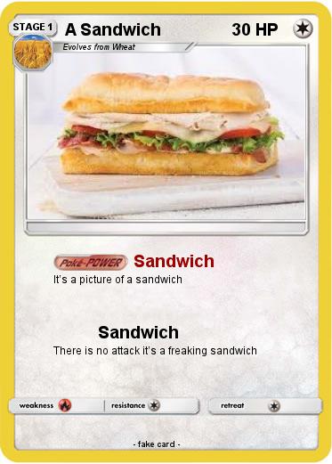 Pokemon A Sandwich
