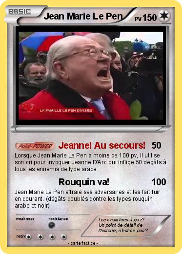Pokemon Jean Marie Le Pen