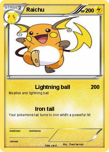 Pokemon Raichu