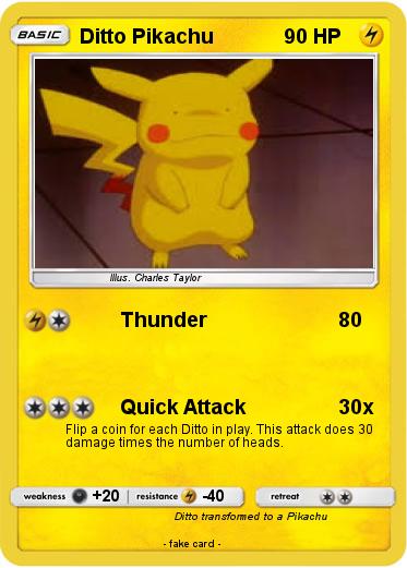 Pokemon Ditto Pikachu