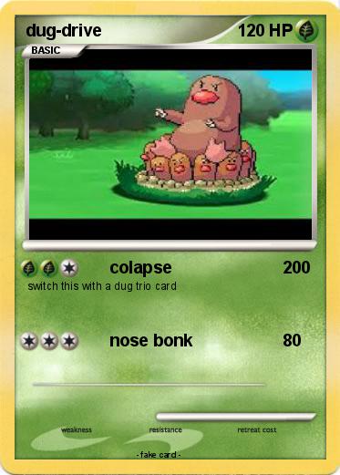 Pokemon dug-drive