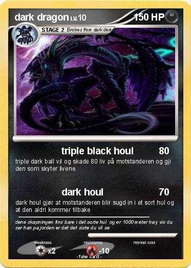 Pokemon dark dragon