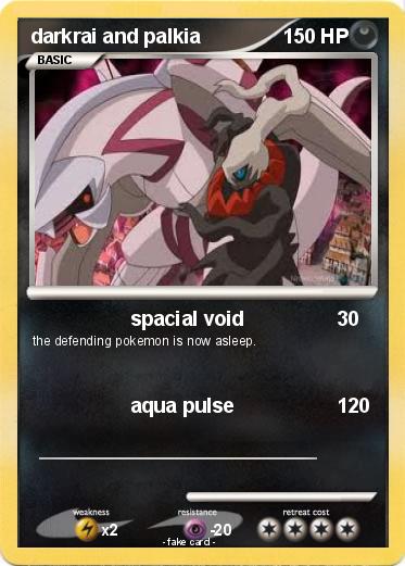 Pokemon darkrai and palkia