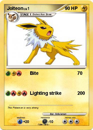 Pokemon Jolteon
