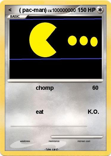 Pokemon <     ( pac-man)