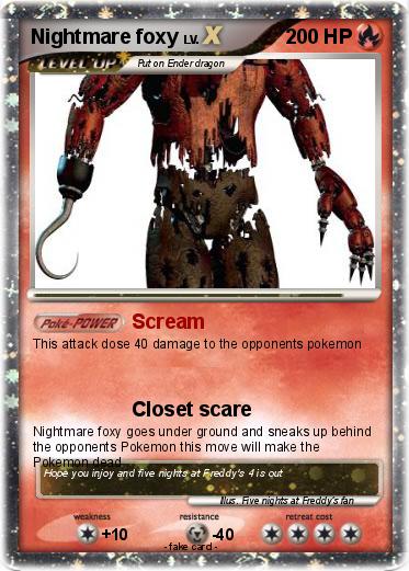 Pokemon Nightmare foxy