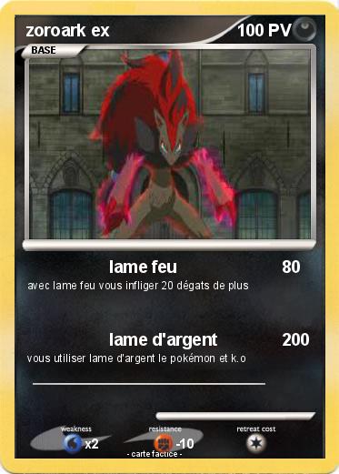 Pokemon zoroark ex