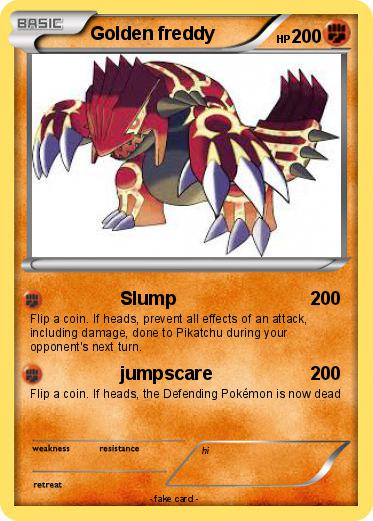 Pokemon Golden freddy