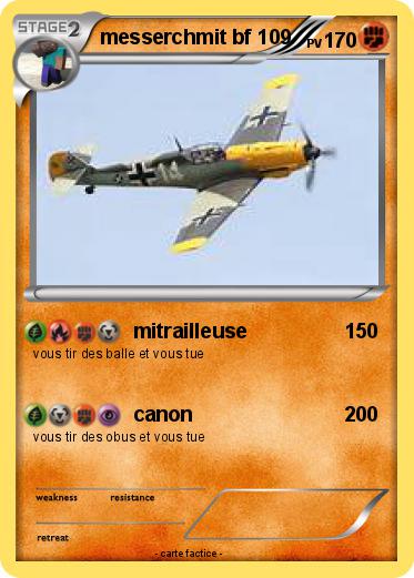 Pokemon messerchmit bf 109