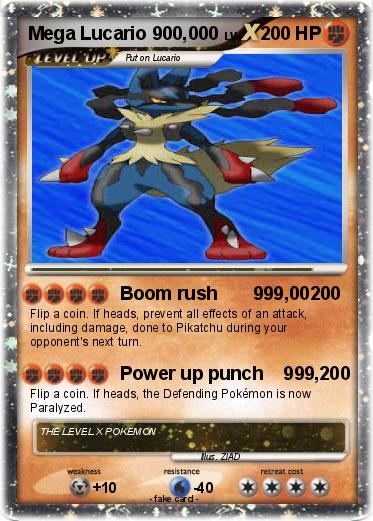 Pokemon Mega Lucario 900,000
