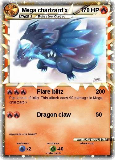 Pokemon Mega charizard x