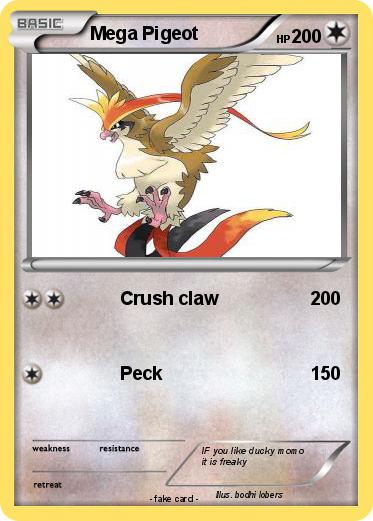 Pokemon Mega Pigeot