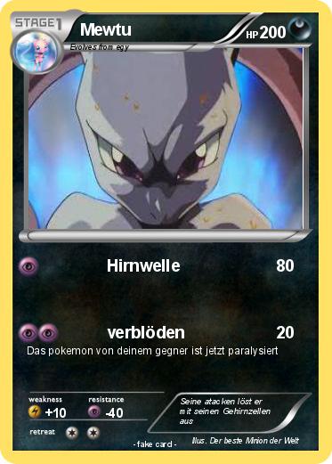 Pokemon Mewtu