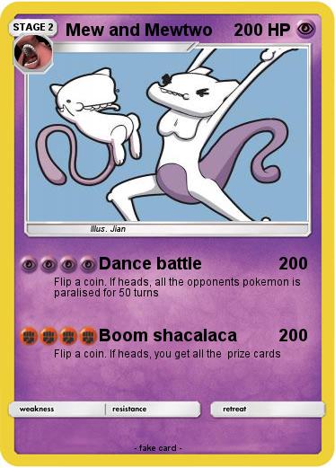 Pokemon Mew and Mewtwo
