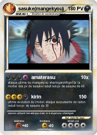 Pokemon sasuke(mangekyou)