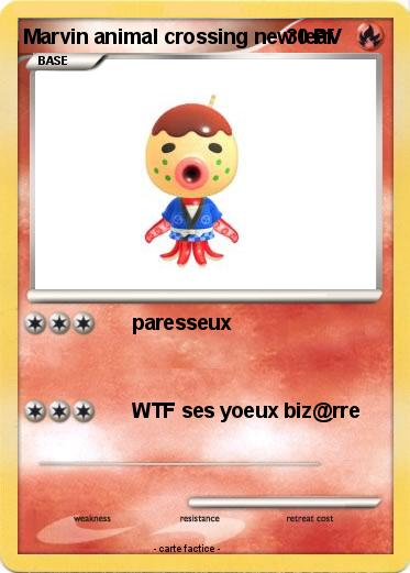 Pokemon Marvin animal crossing new leaf