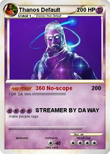 Pokemon Thanos Default