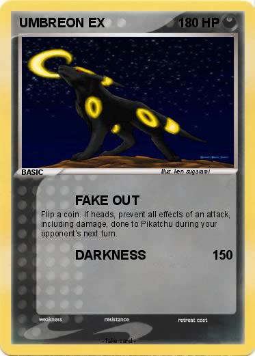Pokemon UMBREON EX