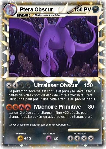 Pokemon Ptera Obscur