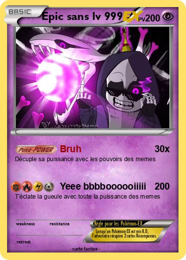 Pokemon Epic sans lv 999
