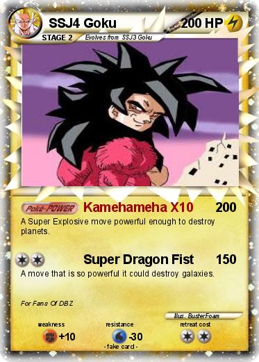 Pokemon SSJ4 Goku