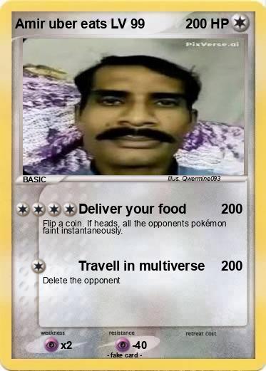 Pokemon Amir uber eats LV 99