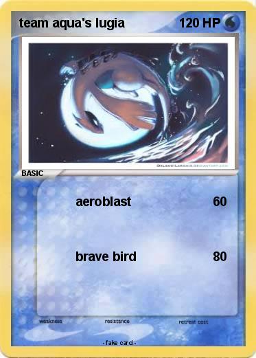 Pokemon team aqua's lugia
