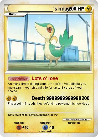 Pokemon _____________'s bday