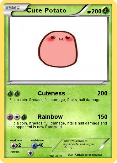 Pokemon Cute Potato