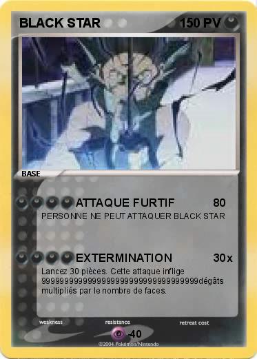 Pokemon BLACK STAR