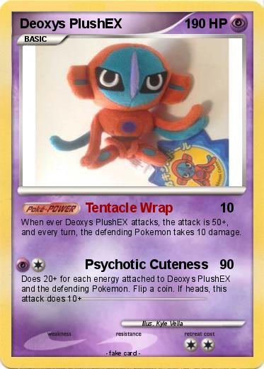 Pokemon Deoxys PlushEX