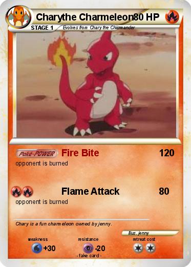 Pokemon Charythe Charmeleon