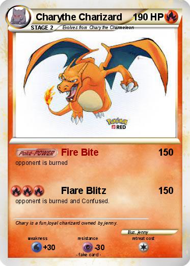 Pokemon Charythe Charizard
