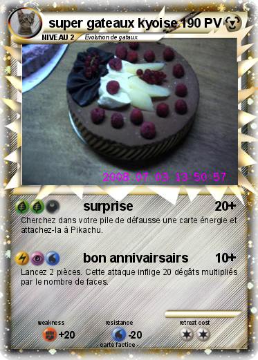 Pokemon super gateaux kyoise
