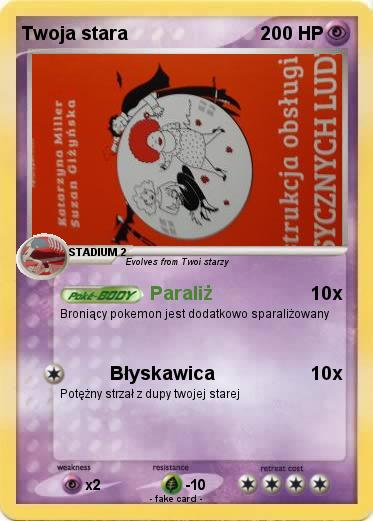 Pokemon Twoja stara