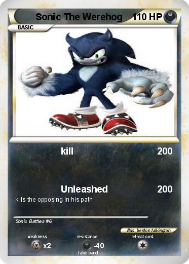 Pokemon Sonic The Werehog