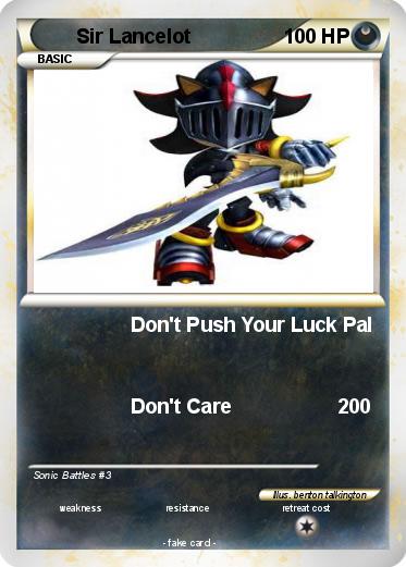 Pokemon Sir Lancelot