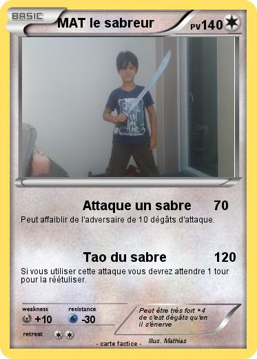Pokemon MAT le sabreur