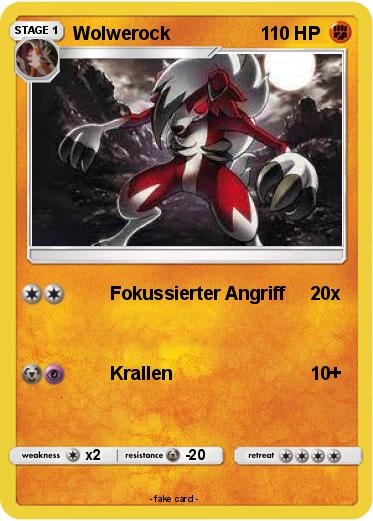 Pokemon Wolwerock