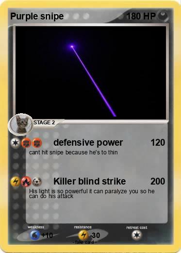 Pokemon Purple snipe