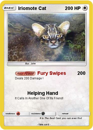 Pokemon Iriomote Cat