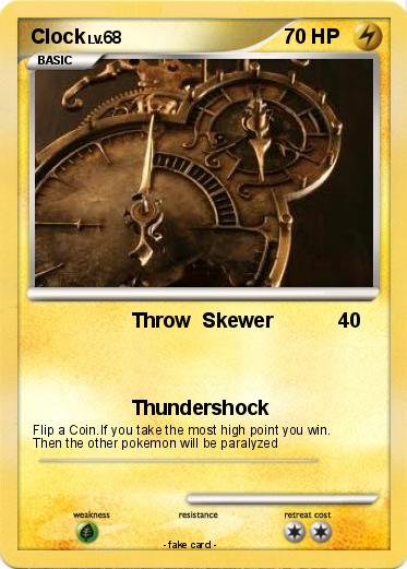 Pokemon Clock
