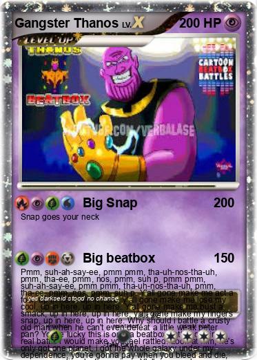 Pokemon Gangster Thanos