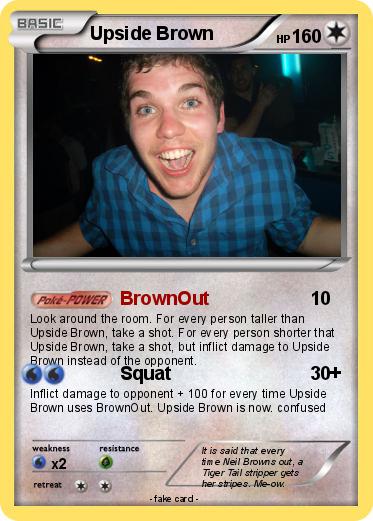 Pokemon Upside Brown