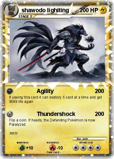 Pokemon shawodo lighiting