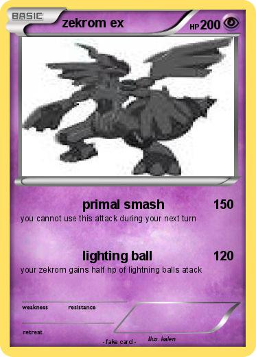 Pokemon zekrom ex