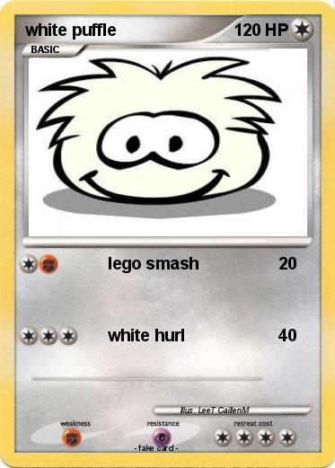 Pokemon white puffle